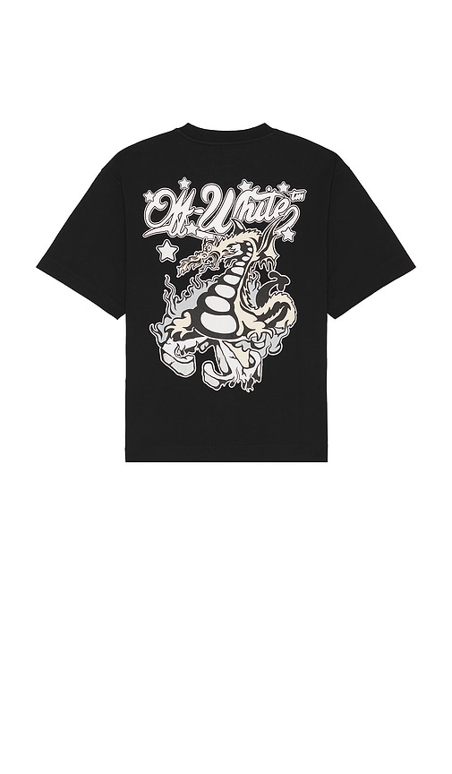 Shop Off-white Dragon Skate Tee In Black