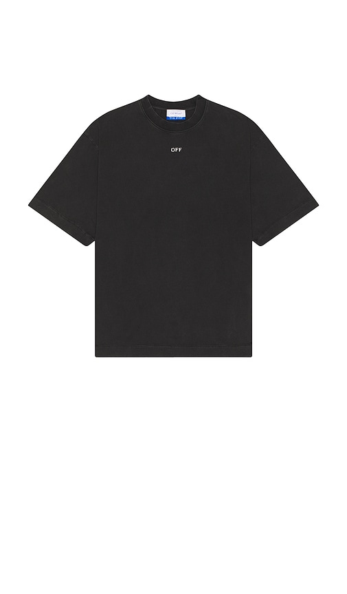 Shop Off-white Matthew Skate Short Sleeve T-shirt In 블랙