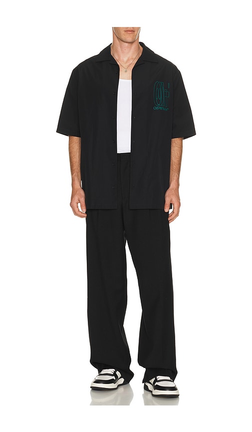  Off-white Bowlinghemd Double Arrow In Black. Größe 46. Also In 50. 