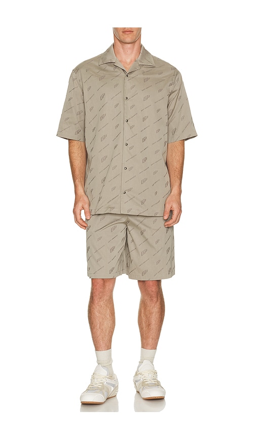  Off-white Bowlinghemd Jacquard In Neutral. Größe 46. Also In 50, 52, 54. 