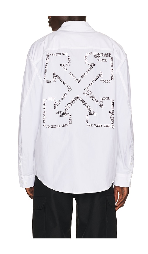 Off-white Type Arrow Overshirt In Multi