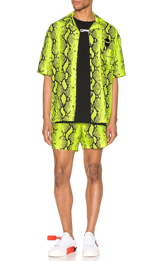 OFF-WHITE SNAKE SWIMSHORTS,OFFF-MX3