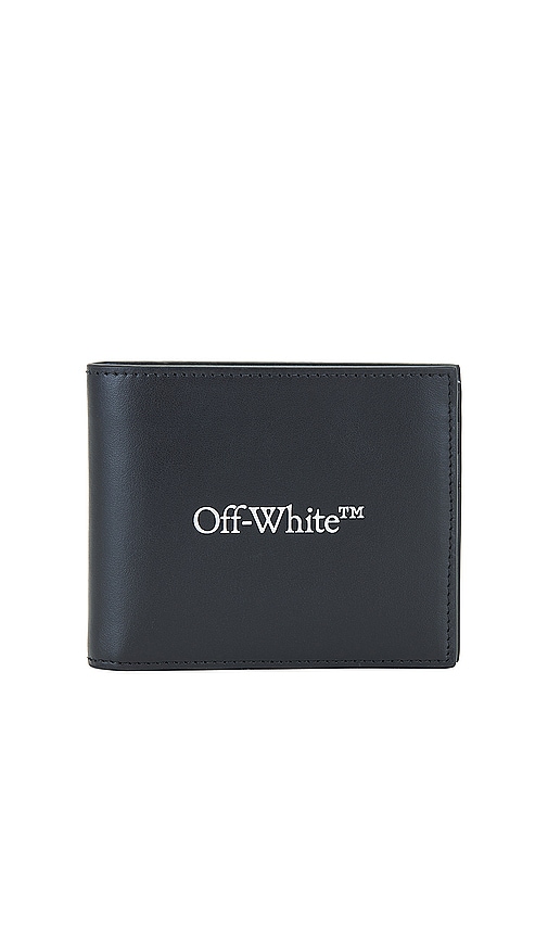 Off-white Bookish Bifold Wallet In 黑色、白色