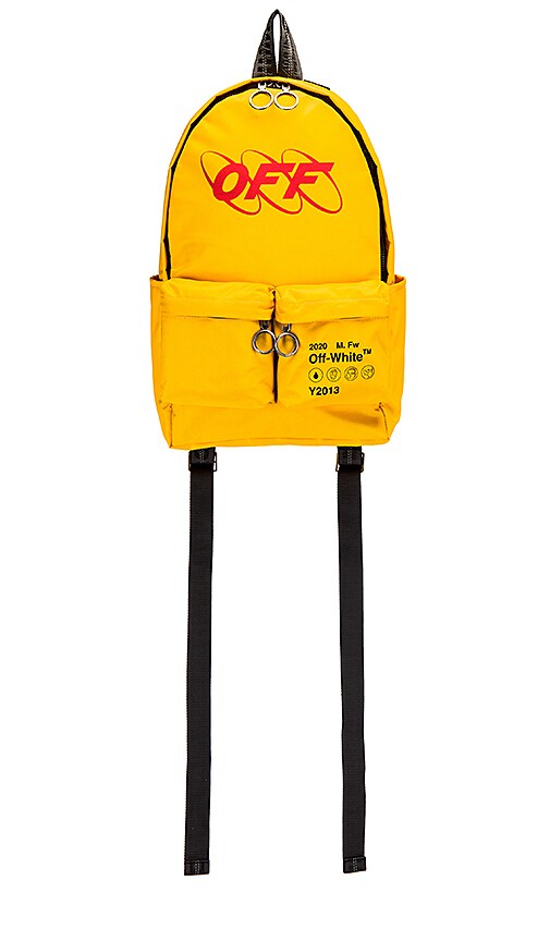 Off white yellow discount backpack