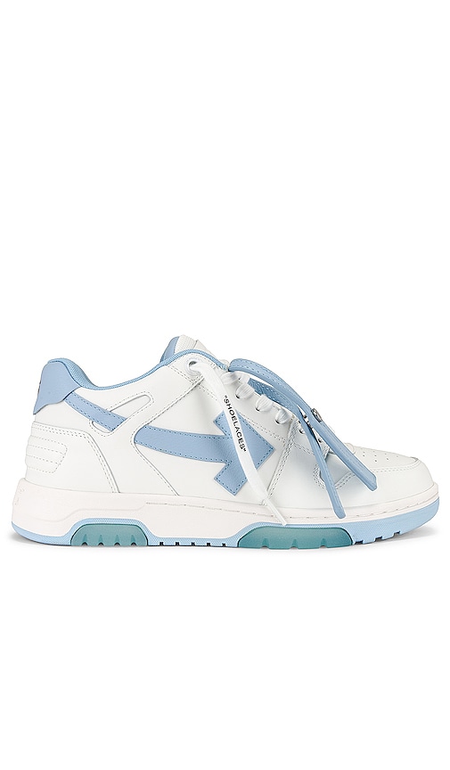 OFF-WHITE Out of Office Sneaker in White & Blue
