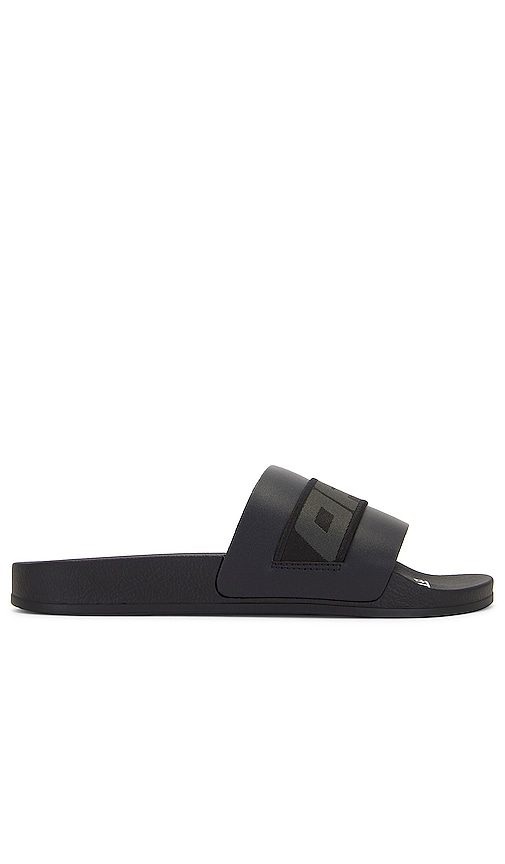 OFF-WHITE Industrial Belt Slides in Dark Grey