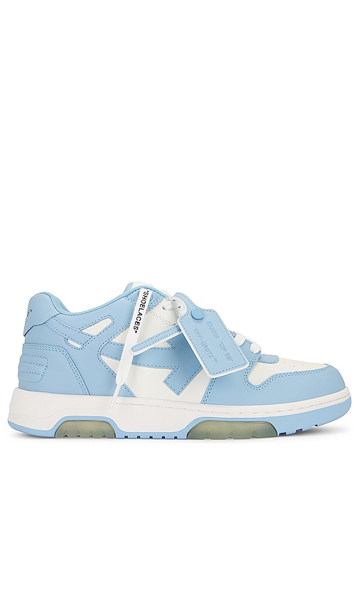 Off-white Out Of Office Leather Sneakers In Blue