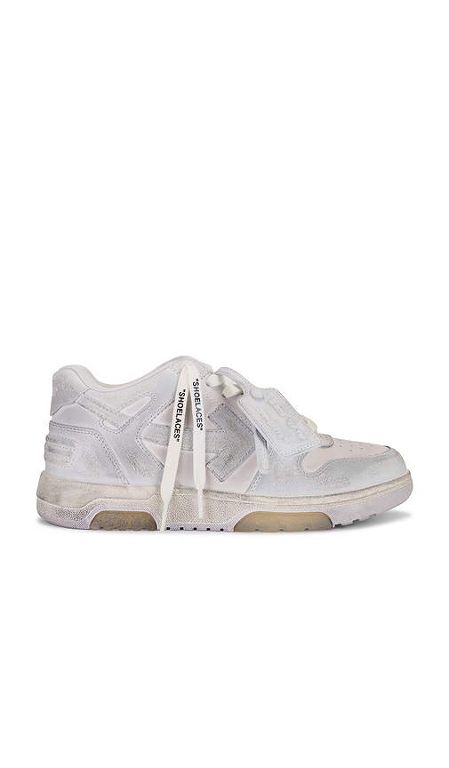 Shop Off-white Out Of Office Vintage Leather Sneaker In 화이트