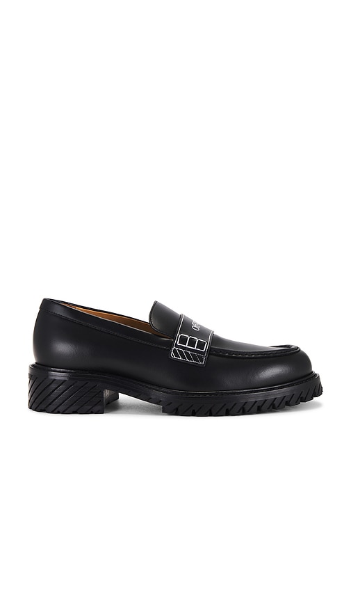 Off-white Combat Loafer In 블랙