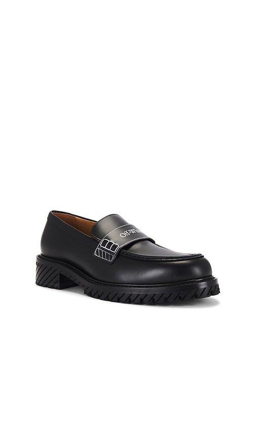 Shop Off-white Combat Loafer In 블랙