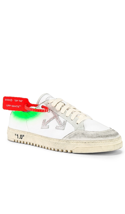 OFF-WHITE 2.0 Sneaker in White \u0026 Green 
