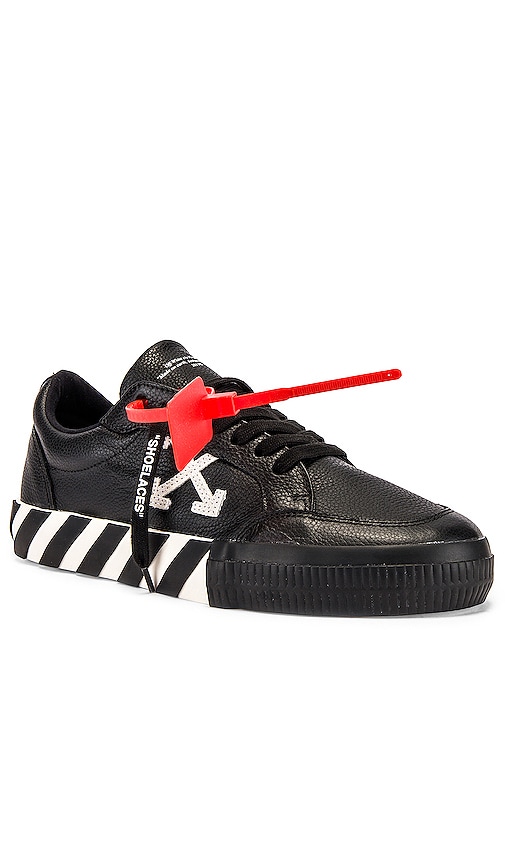 off white low sneakers black