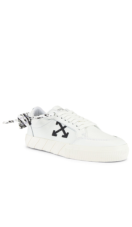 off white vulc low leather