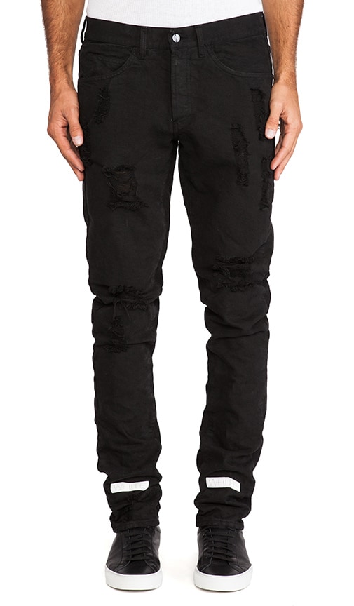 Jean with Stripe Panels