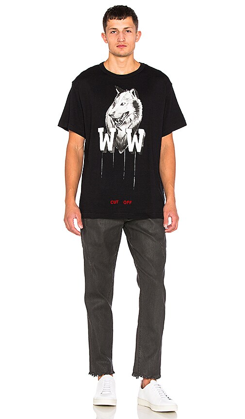 off white othelo wolf tee