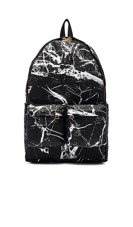 OFF-WHITE Backpack in Black MarbleAll Over White | REVOLVE