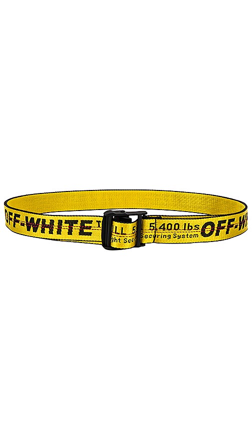 OFF-WHITE Industrial Belt in Yellow & Black | REVOLVE