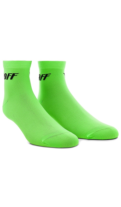 Off white clearance neon green socks