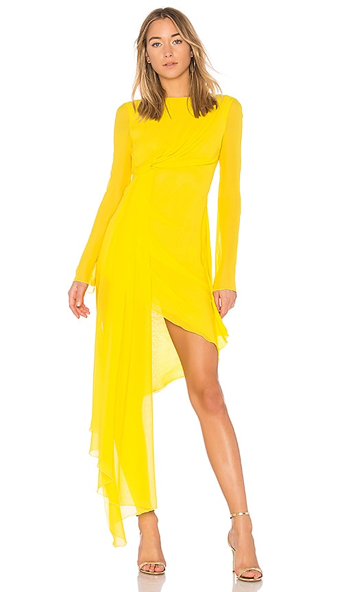 off white yellow dress