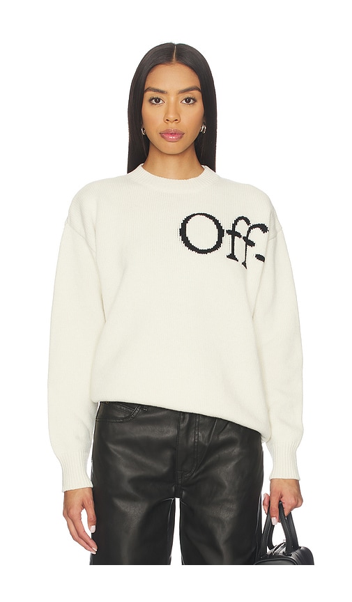 OFF-WHITE Bookish Shared Knit Crewneck