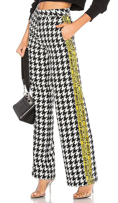 off white wide leg pants