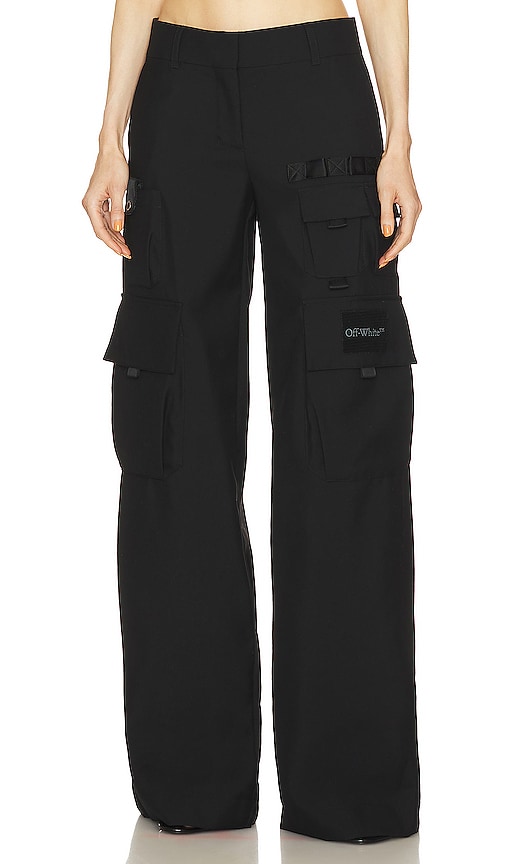 Off-white Toybox Dry Multipocket Pants In Black