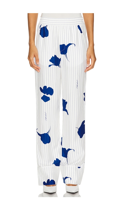 Shop Off-white Pajama Pant In White & True