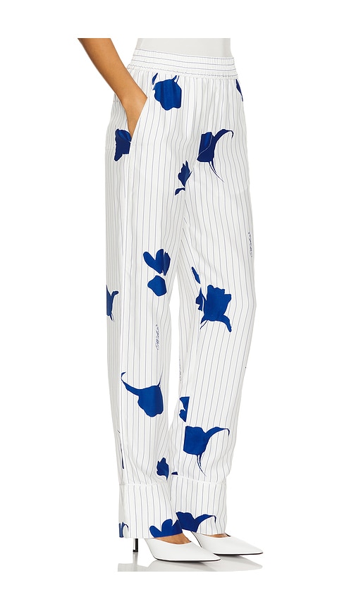 Shop Off-white Pajama Pant In White & True