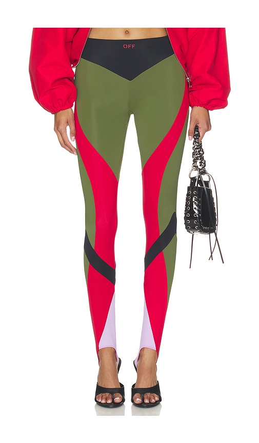 OFF-WHITE Ly Color Block Legging