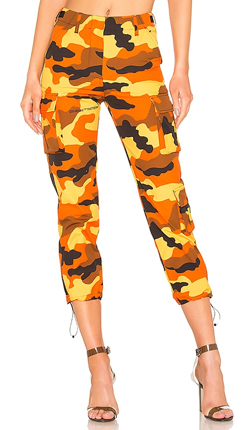 OFF-WHITE Camo Cargo Pant in All Over |