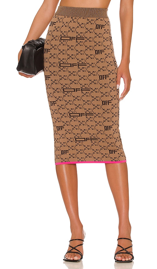 Monogram Skirt OFF-WHITE $592 Collections