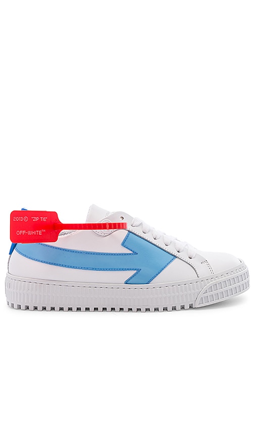 OFF-WHITE Arrow Sneaker in White \u0026 Blue 