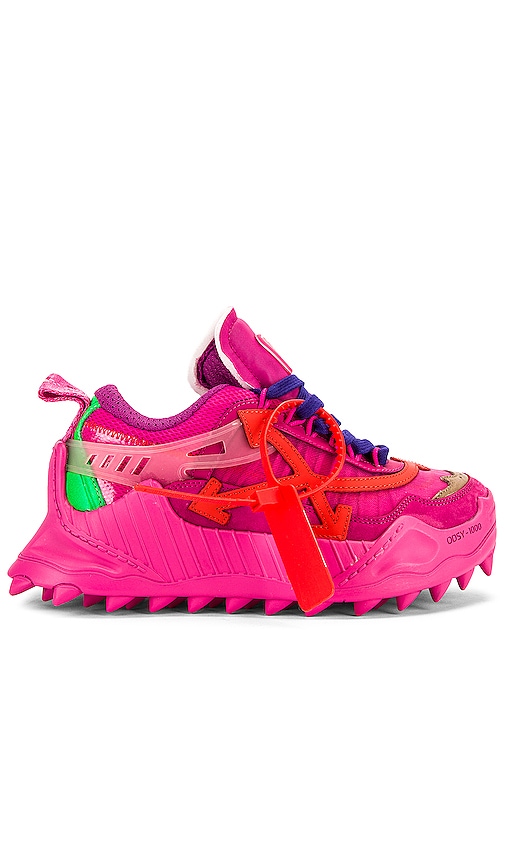 OFF-WHITE Odsy 1000 Sneaker in Fuchsia 