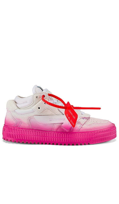 off white sneakers pink