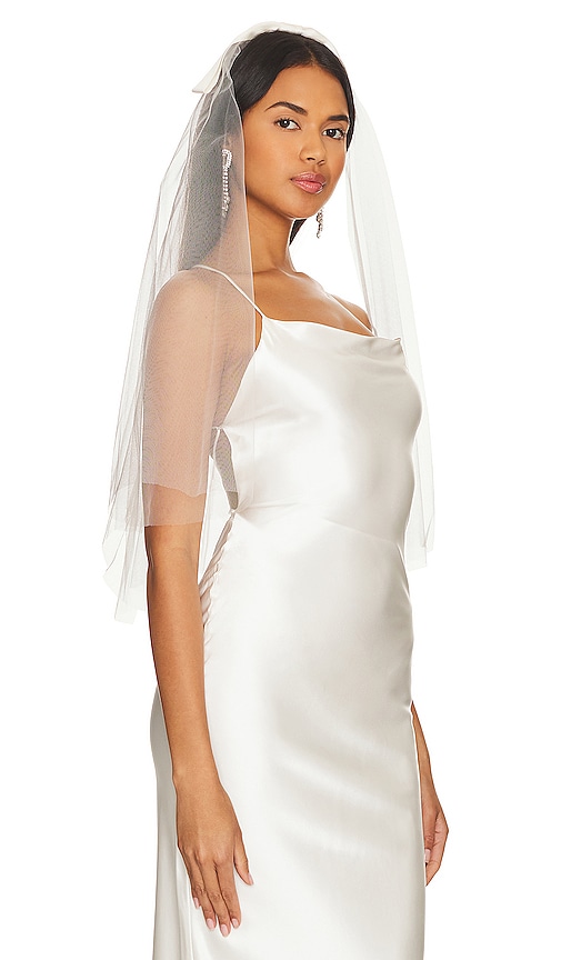 Shop Ofrenda Studio Rosetta Veil In White