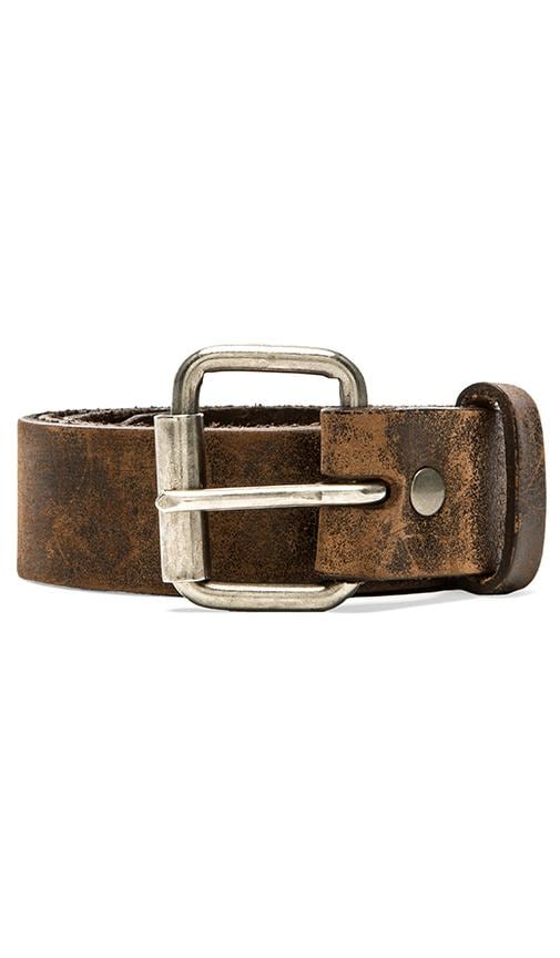 The Sausalito 1.5 Classic Mahogany Double Ring Leather Belt