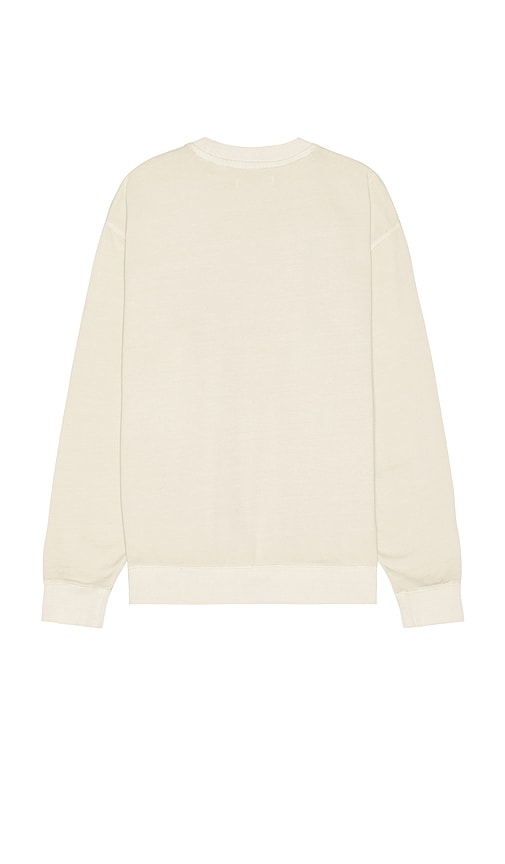 Shop Original Penguin Garment Dye Back Terry Sweatshirt In Cream