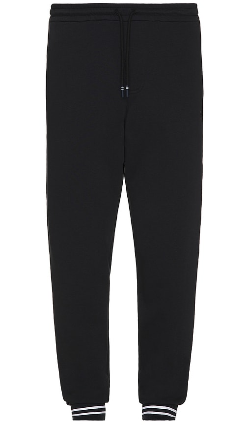 Shop Original Penguin Tv Pete Fleece Pant In 纯黑色