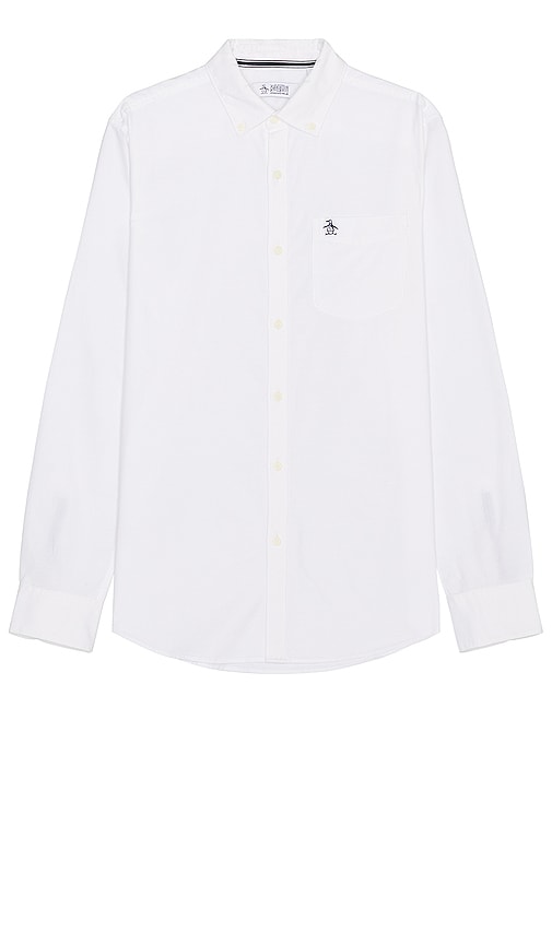 Original Penguin 衬衫 – 亮白 In White