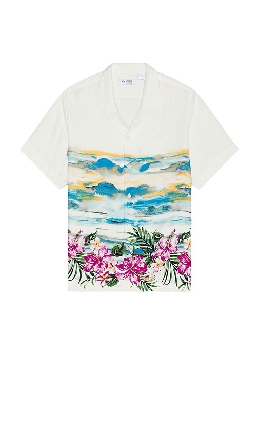 Hibiscus Scene Camp Shirt
