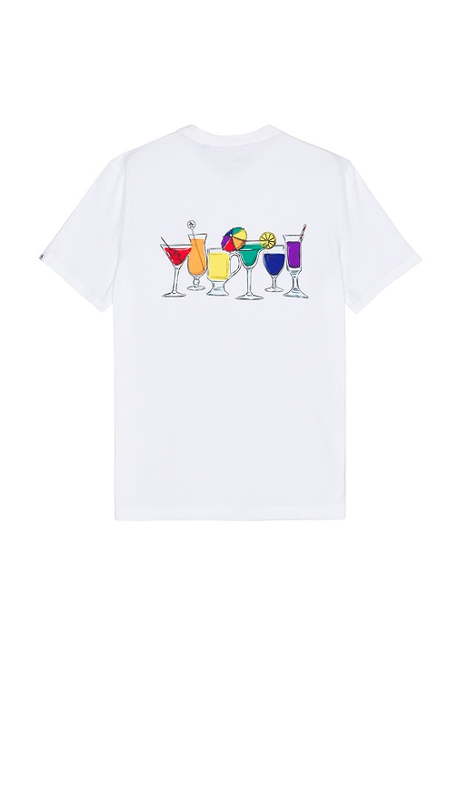 Pride Martini Graphic Tee in White. - size XL/1X (also in L, M, S)