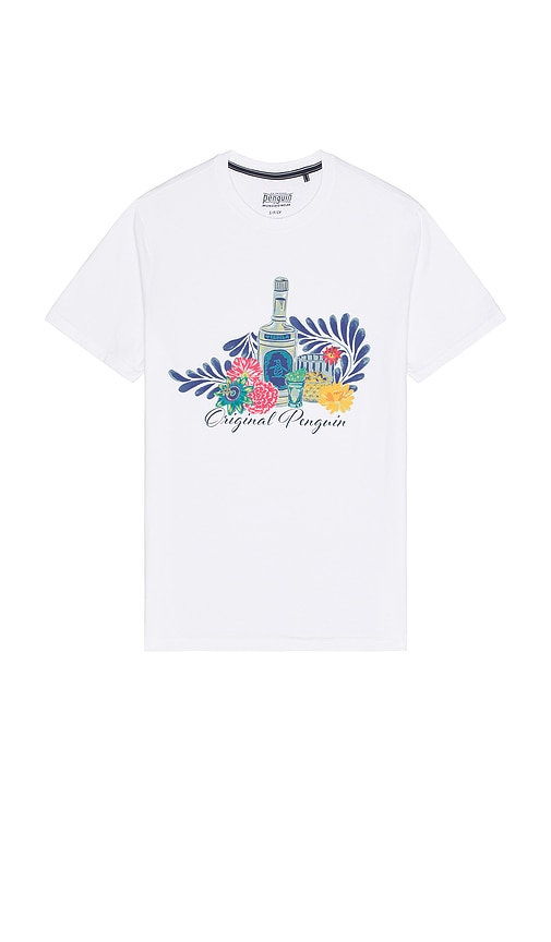 Graphic Tee in White. - size XL/1X (also in L, M, S)
