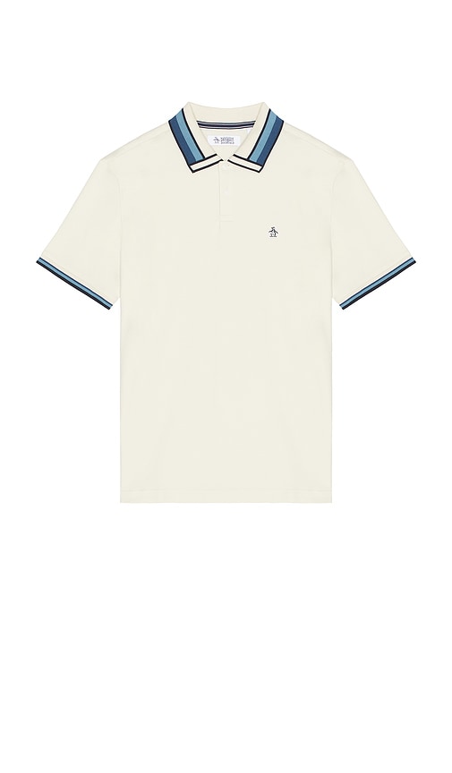 Interlock Polo in Beige. - size XL/1X (also in L, M, S)