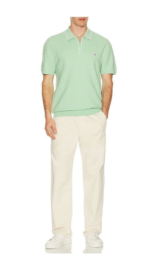  Original Penguin Polohemd Links Stitch In Mint. Größe L. Also In Xl/1x. 
