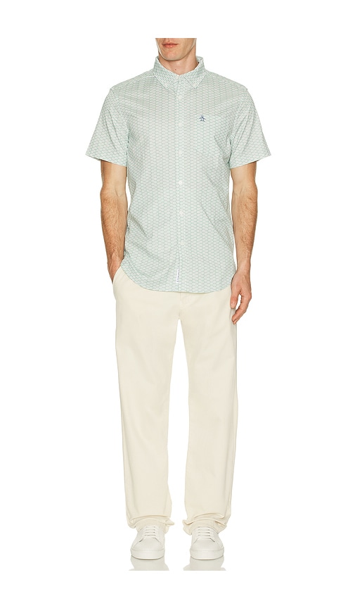  Original Penguin Kurzärmeliges Shirt Eco In Mint. Größe S. Also In M, L, Xl/1x. 