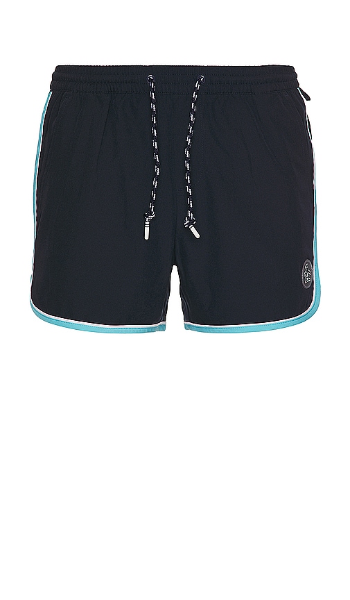 Shop Original Penguin 4 Stretch Earl Swim Shorts In 深蓝色