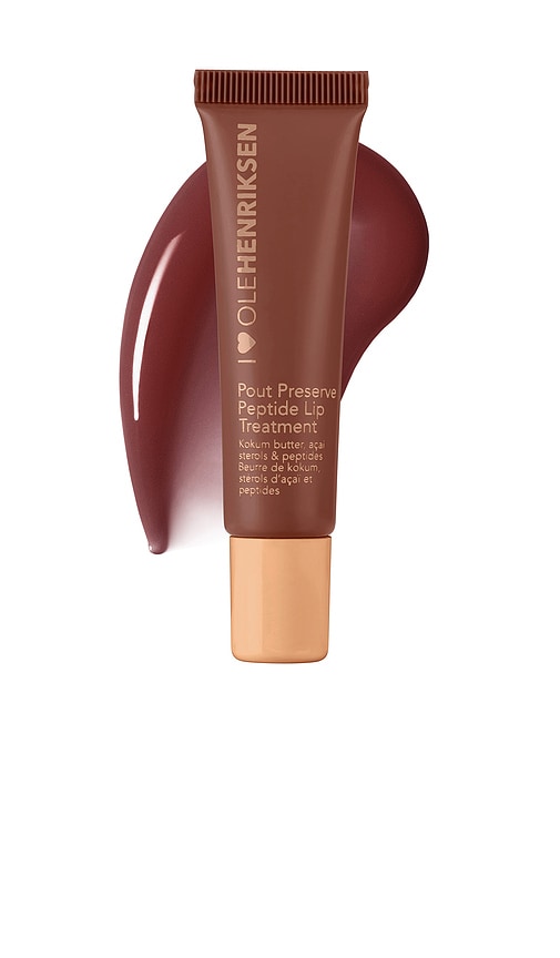 Pout Preserve Peptide Lip Treatment in Cocoa Creme.