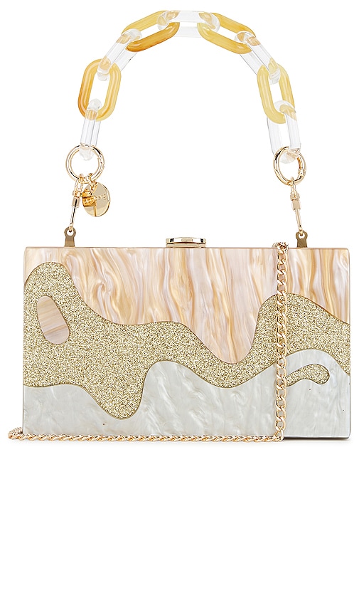 Seashell Iconic Clutch Bag Acrylic Ivory