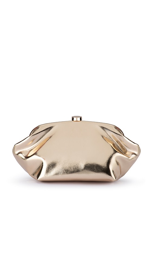 olga berg CLUTCH TALLY in Gold REVOLVE