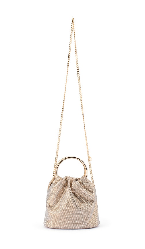 Olga Berg Tasche Mit Henkel Mabel In Metallic Neutral. 